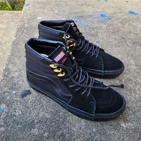 WOMENS - Vans Marvel Black Panther - Womens Shoes - SIZE 8 - Picture 2 of 11